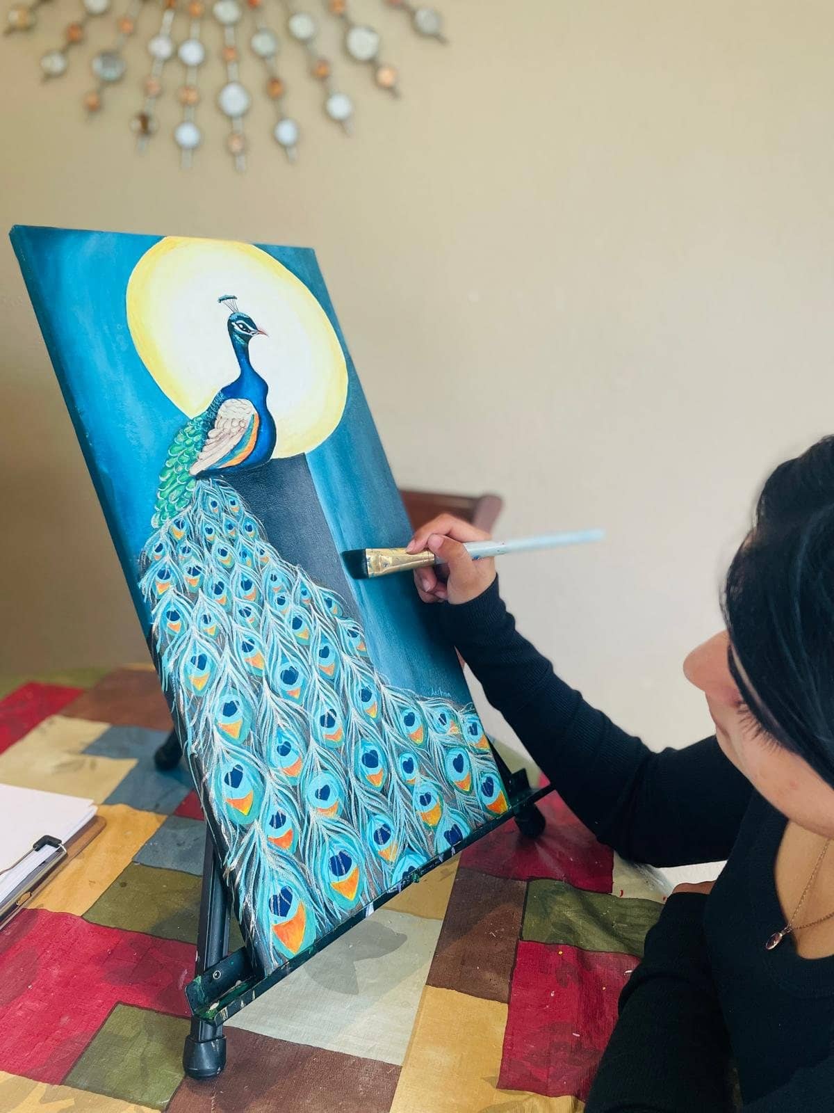 Student artwork and creative process at Imagination Arts.